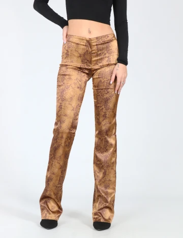 Pantaloni Bershka, imprimeu sarpe Maro