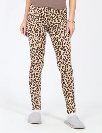 Pantaloni de pijama Zara, animal print Animal print