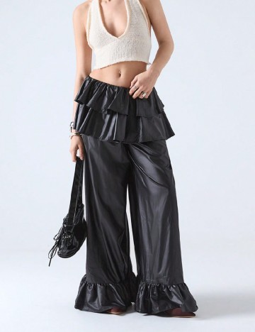 
						Pantaloni SHEIN, negru