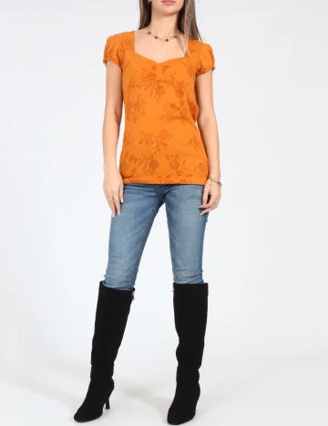 Bluza Zara, portocaliu Portocaliu