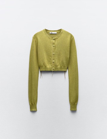 Cardigan Zara, verde