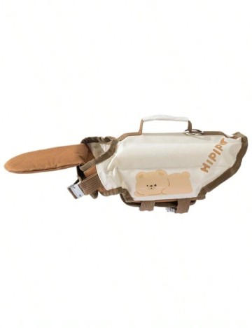 Vestă de salvare pentru animale de companie SHEIN, crem