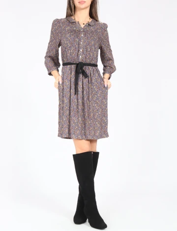 Rochie scurta Zara, mov Mov