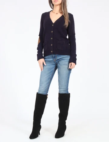 Pulover Zara, bleumarin Albastru