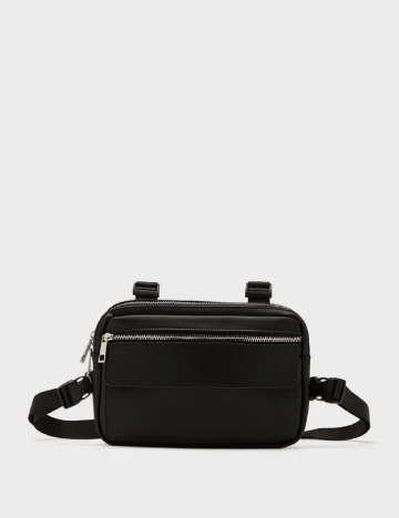 Borseta Bershka, negru Negru
