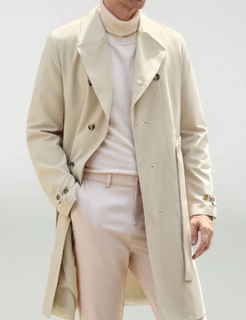 Trench SHEIN, crem Crem