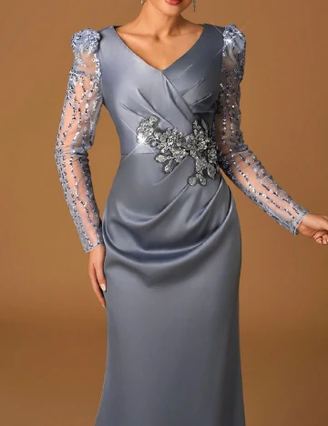 Rochie lunga SHEIN, gri Gri