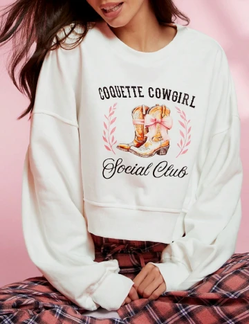 Bluza SHEIN, alb Alb