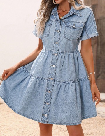 
						Rochie scurta SHEIN, albastru