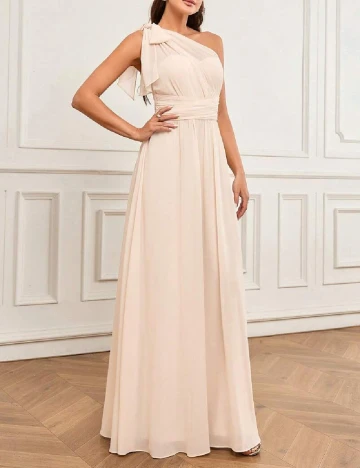 Rochie lunga SHEIN, crem