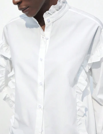 Camasa SHEIN, alb Alb