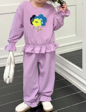 Compleu Shein Kids, lila Mov