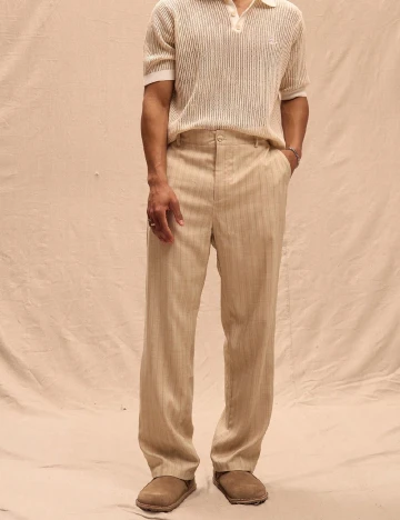 Pantaloni Musero, bej Crem