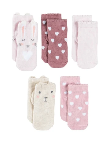 Set sosete 5 perechi Cool Club, roz Roz