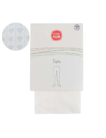 Ciorapi Cool Club, alb Alb