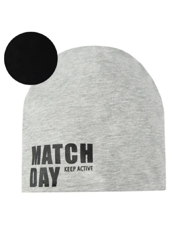 Caciula reversibila Cool Club, negru/gri Gri