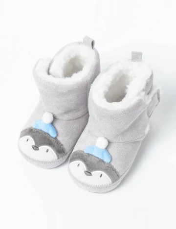 Papuci de Casa Cool Club, gri Gri