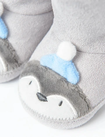 Papuci de Casa Cool Club, gri Gri