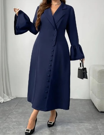 
						Rochie lunga SHEIN CURVE, bleumarin