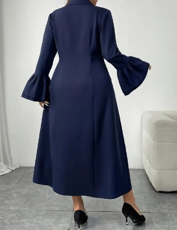 Rochie lunga SHEIN CURVE, bleumarin