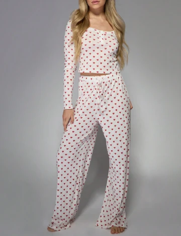 Pijama SHEIN, alb Alb