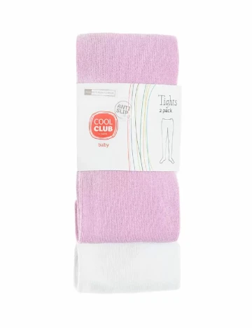 Set ciorapi 2 perechi Cool Club, mov/alb Mov