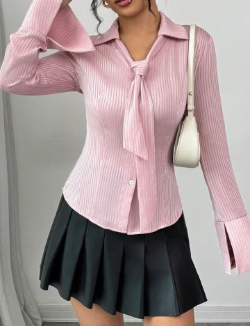 Camasa SHEIN, roz Roz