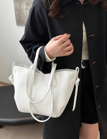 Geanta SHEIN, alb Alb