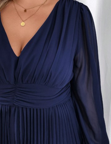 Rochie lunga SHEIN CURVE, bleumarin