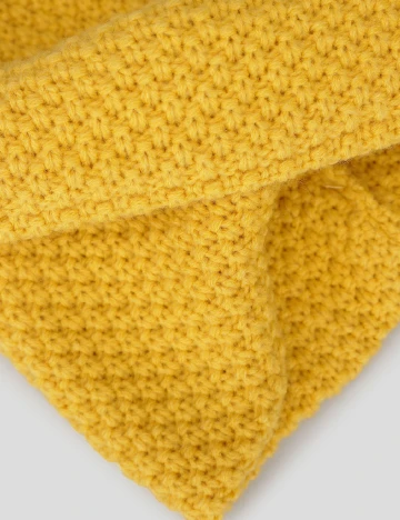 Fular Circular Cool Club, galben Galben