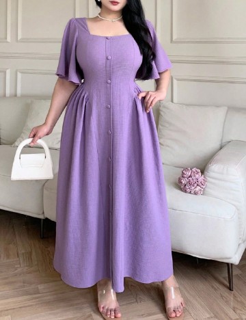 
						Rochie lunga SHEIN CURVE, mov