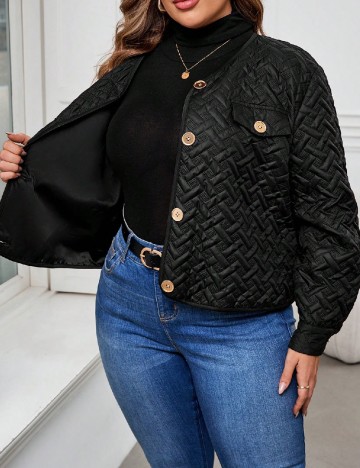 
						Jacheta SHEIN CURVE, negru