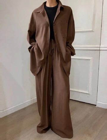 Compleu SHEIN, maro Maro