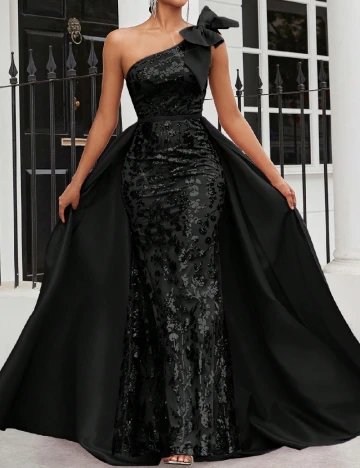 Rochie lunga SHEIN, negru Negru