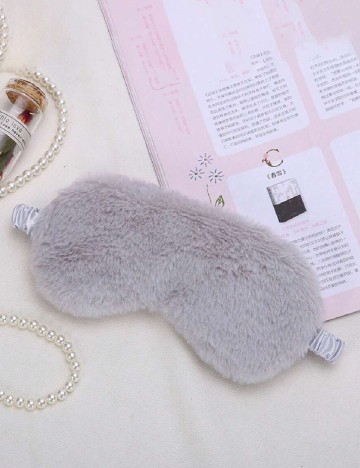 Set masca de ochi 2 bucati SHEIN, alb/gri