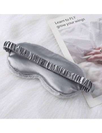 Set masca de ochi 2 bucati SHEIN, alb/gri