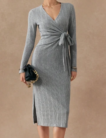 Rochie medie SHEIN, gri Gri