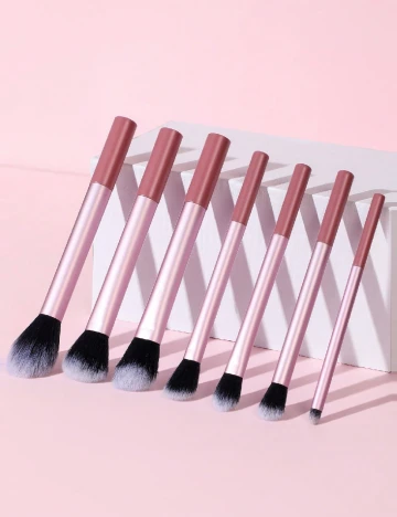 Set pensule 7 bucati SHEIN, roz Roz