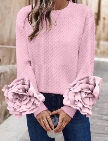 Bluza SHEIN, roz Roz