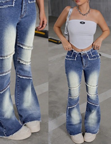 
						Blugi Shein Kids, albastru