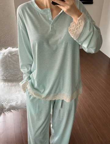 
						Pijama Dazy, albastru