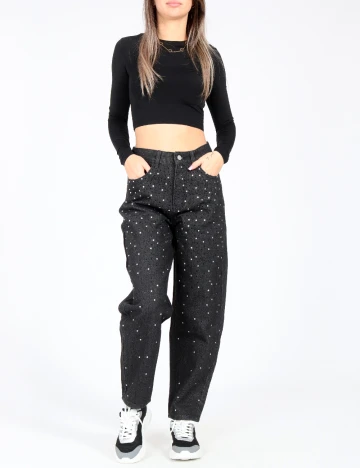 Blugi SHEIN, negru Negru