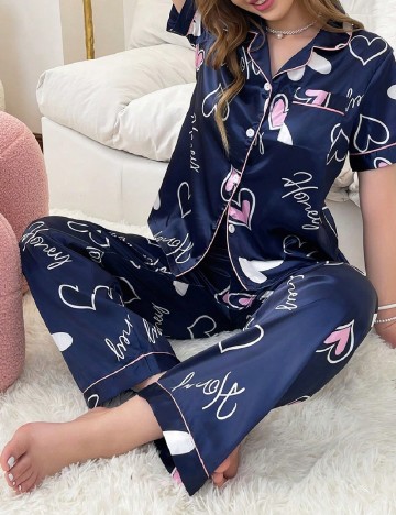 
						Pijama SHEIN, bleumarin