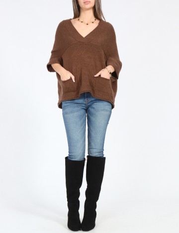 Bluza Oversize Zara, maro