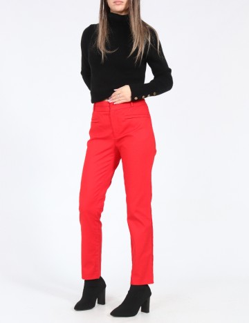 Pantaloni Zara, rosu