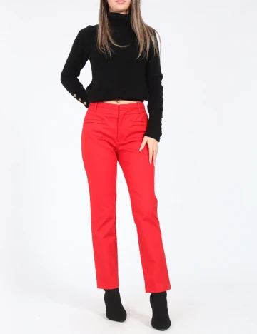 Pantaloni Zara, rosu Rosu