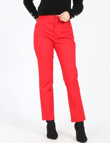 Pantaloni Zara, rosu Rosu