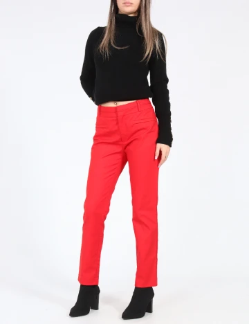 Pantaloni Zara, rosu Rosu