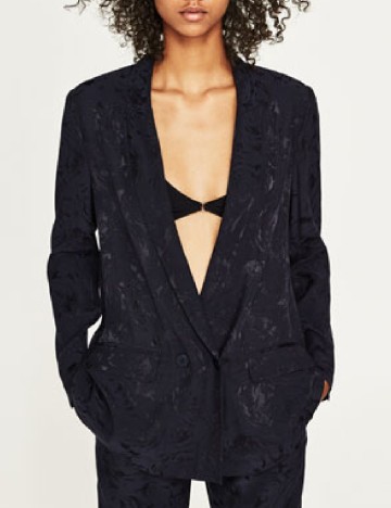 
						Sacou Zara, bleumarin