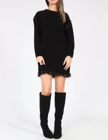 Rochie scurta Zara, negru Negru